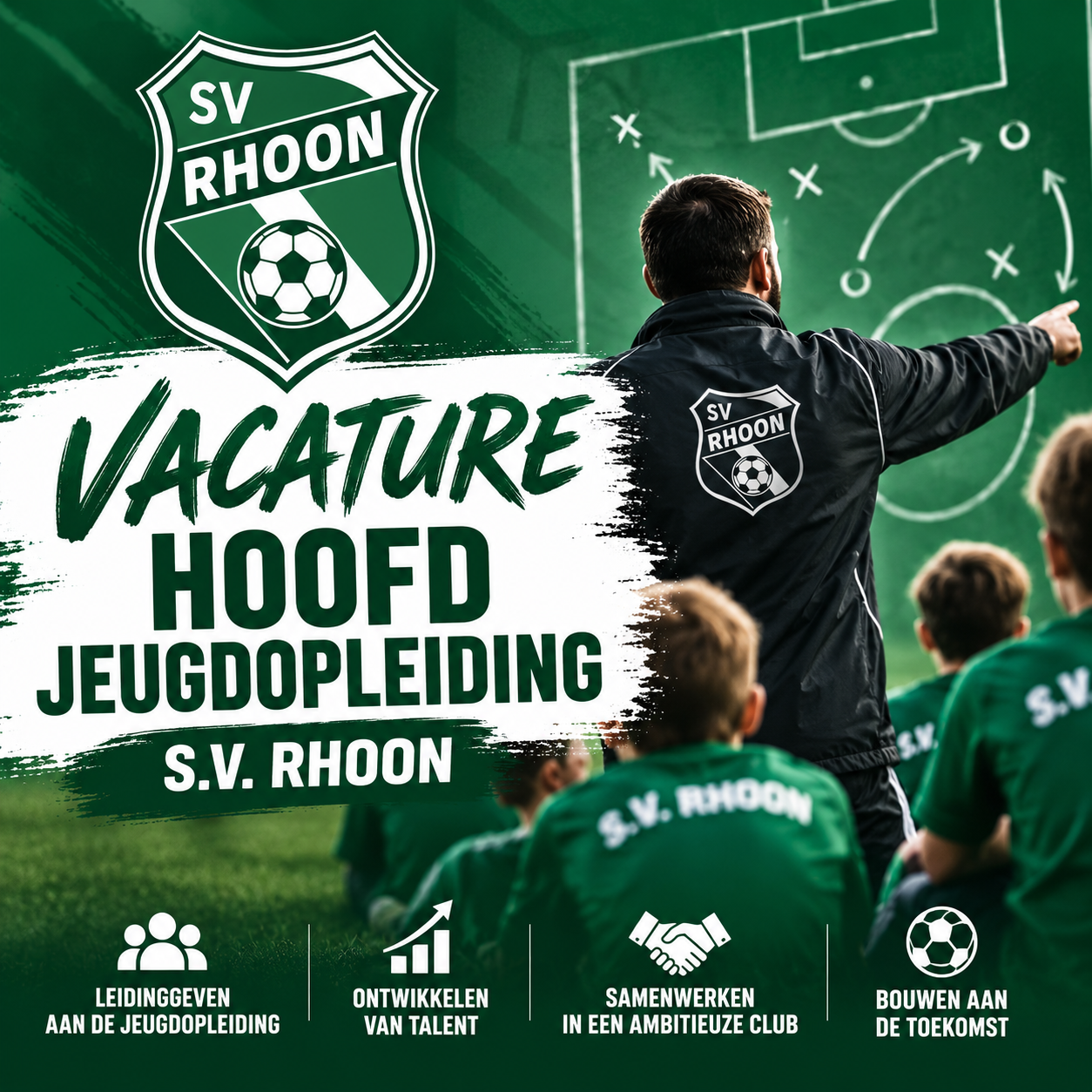 Vacature Hoofd Jeugdopleiding (HJO) – S.V. Rhoon