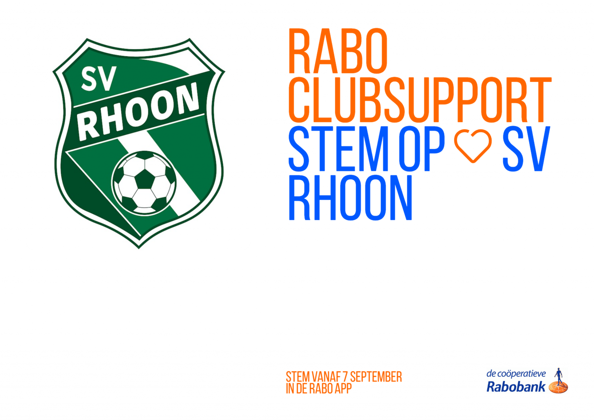 STEUN SV RHOON VIA RABO CLUBSUPPORT